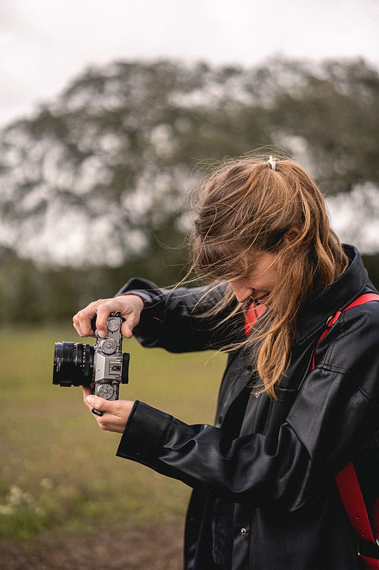 Blanca González fotografa